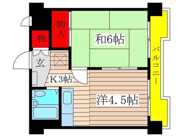 サン宮脇の物件間取画像